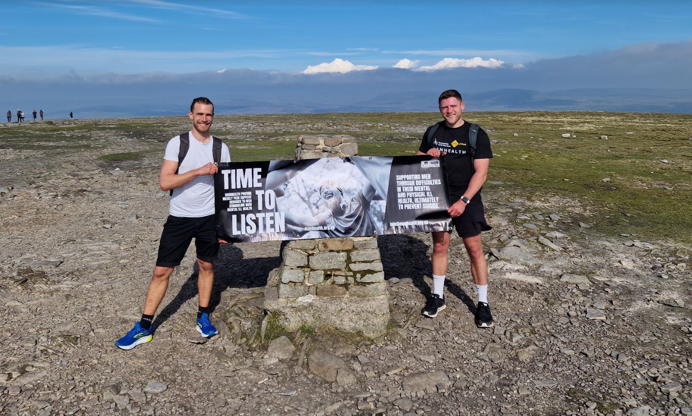 Bedic W.M. walks Yorkshire 3 Peaks for Charity ManHealth.